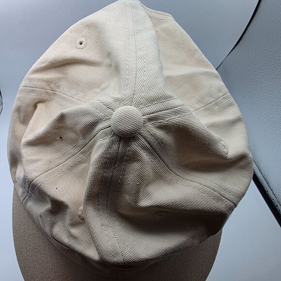 Volcom One Size Beige Adjustable Cotton Logo Baseball Cap O/S Casual Lightweight - Picture 5 of 9